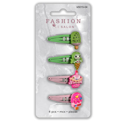 HAIR CLIPS - 4 PCS 7*14cm