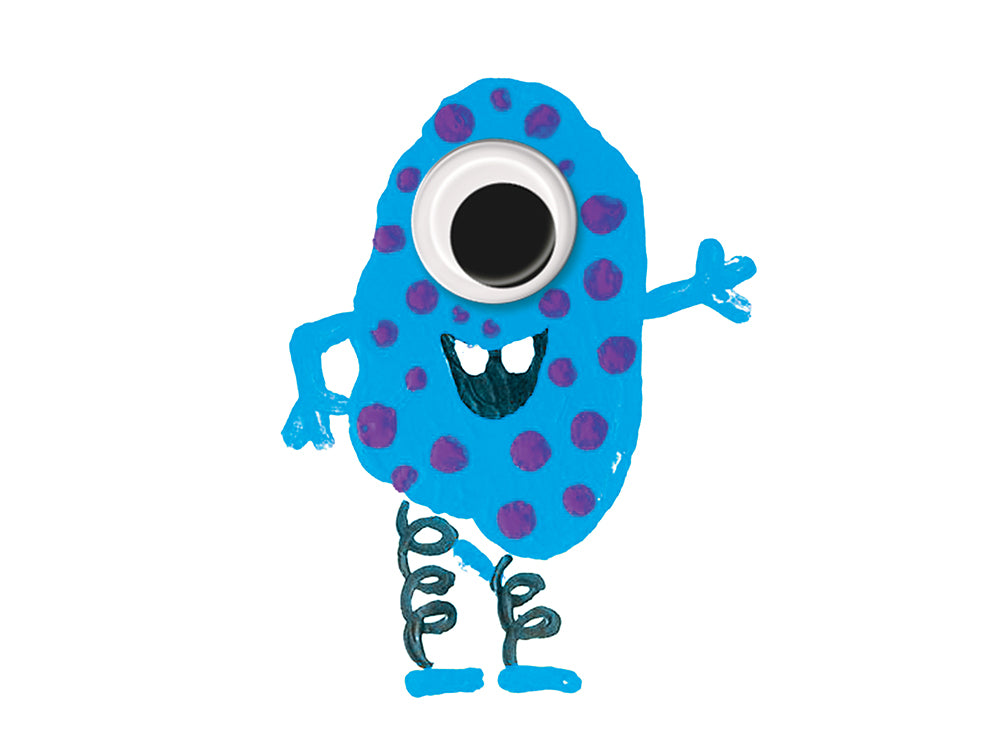 Paste-On Googly Eyes: 45mm Asst x4 Black Standard