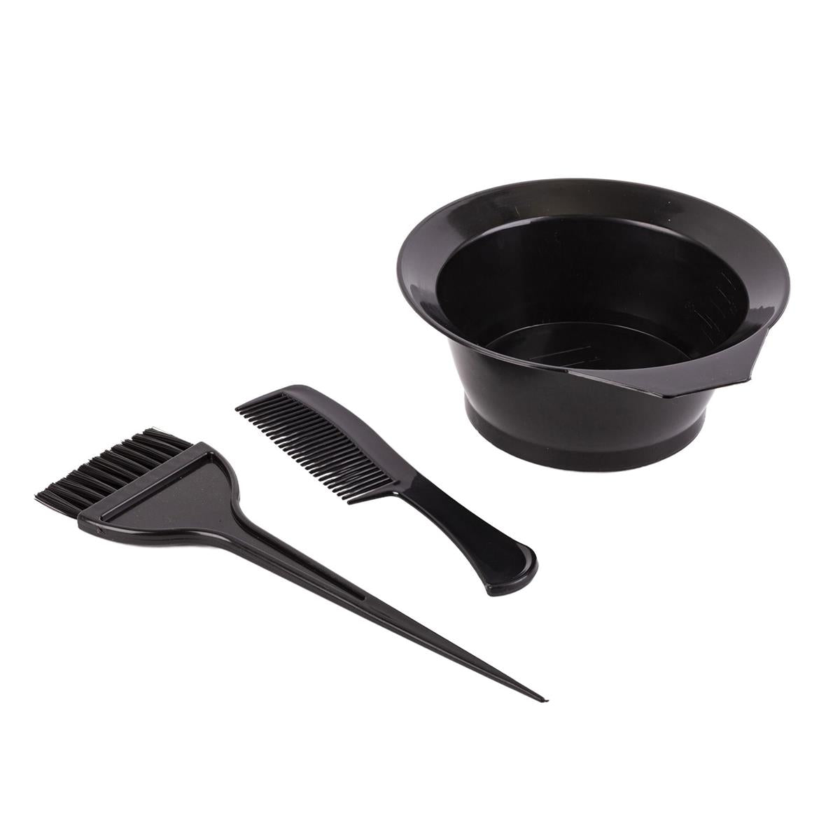 Bodico 3-pc Hair Colouring Set, clear pvc bag w/header(HZ)