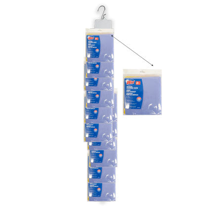 6PK ABSORBANT CLEANING CLOTH CLIP-STRIP 12/UNITS