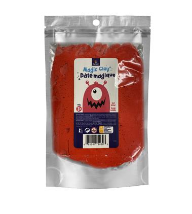 MAGIC CLAY-100G-RED GLITTER 19.8*12*1