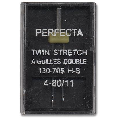 *PERFECTA NEEDLES-TWIN STRETCH 4-80/11
