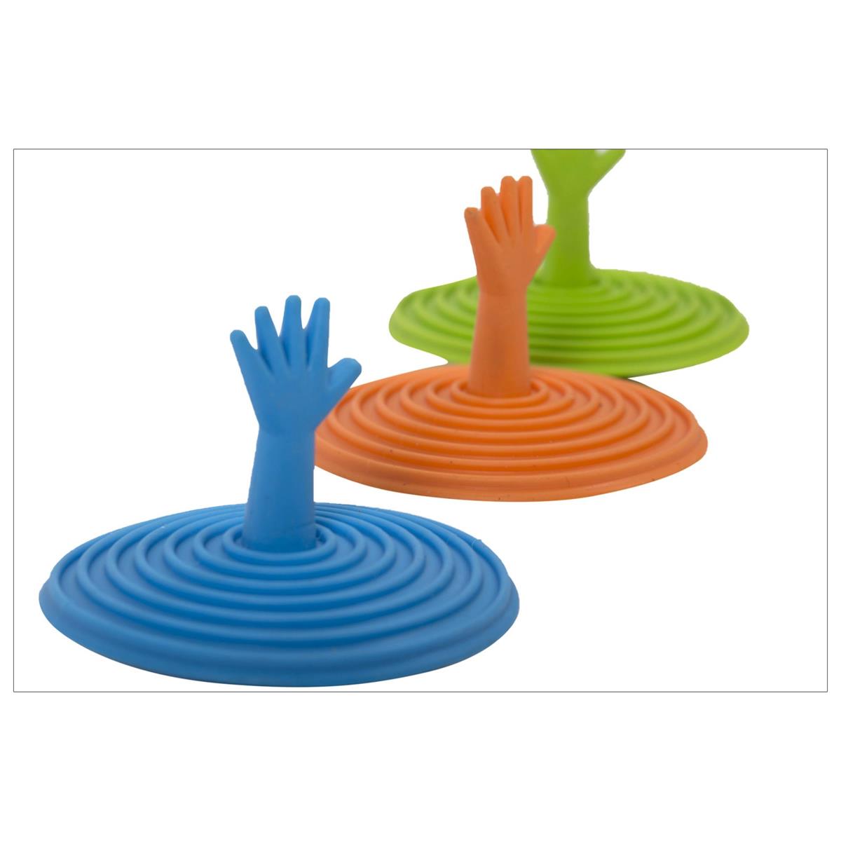 H.E., "Hand" Sink Stopper, 3 cols., b/c