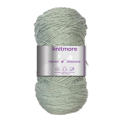 TRENDY KNITTING YARN-GREY300G/519yrds