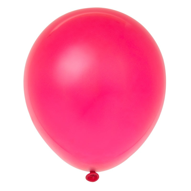 Helium filled - 12" Latex Balloons - Magenta