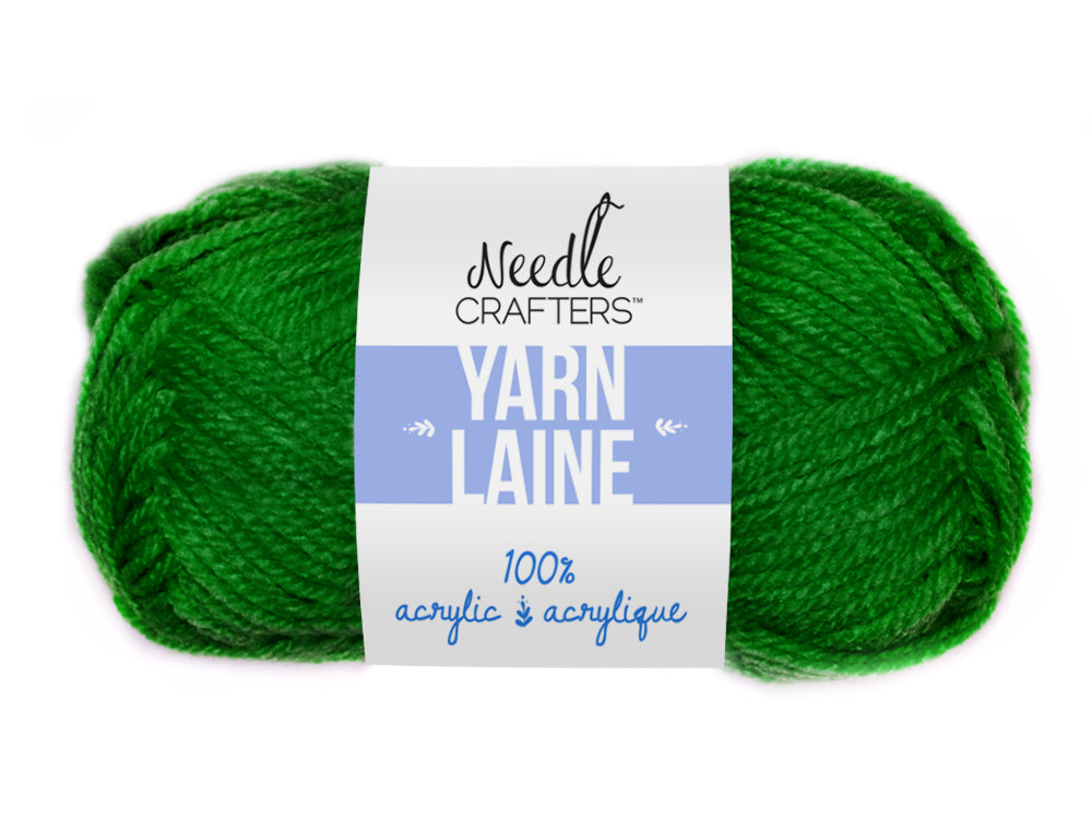 Needlecrafters: 50g Acrylic Yarn Standard Ball Dyed L) Hunter Green