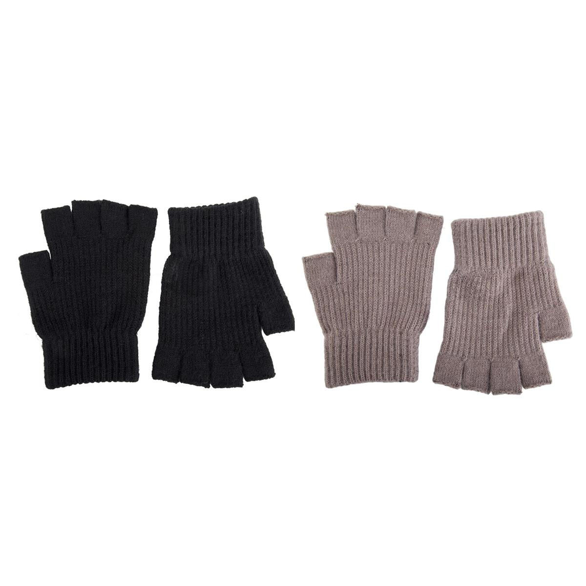 Nordic T. Fingerless Knit Glove,2 asst, hc