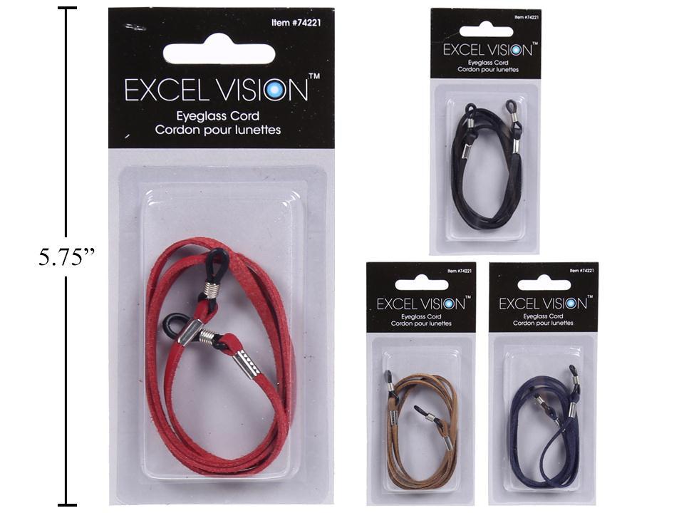 Excel Vision, Eye Glass Colourful Cord, 4asst, b/c