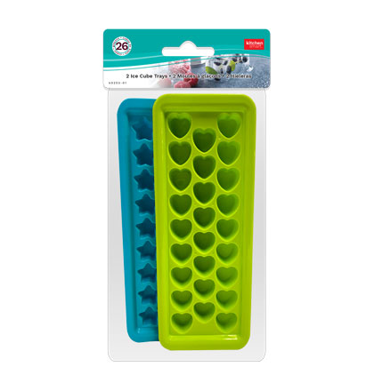 ICE CUBE TRAY - 26 CUBES -2PK 25.9*13.2*2.7(CM)
