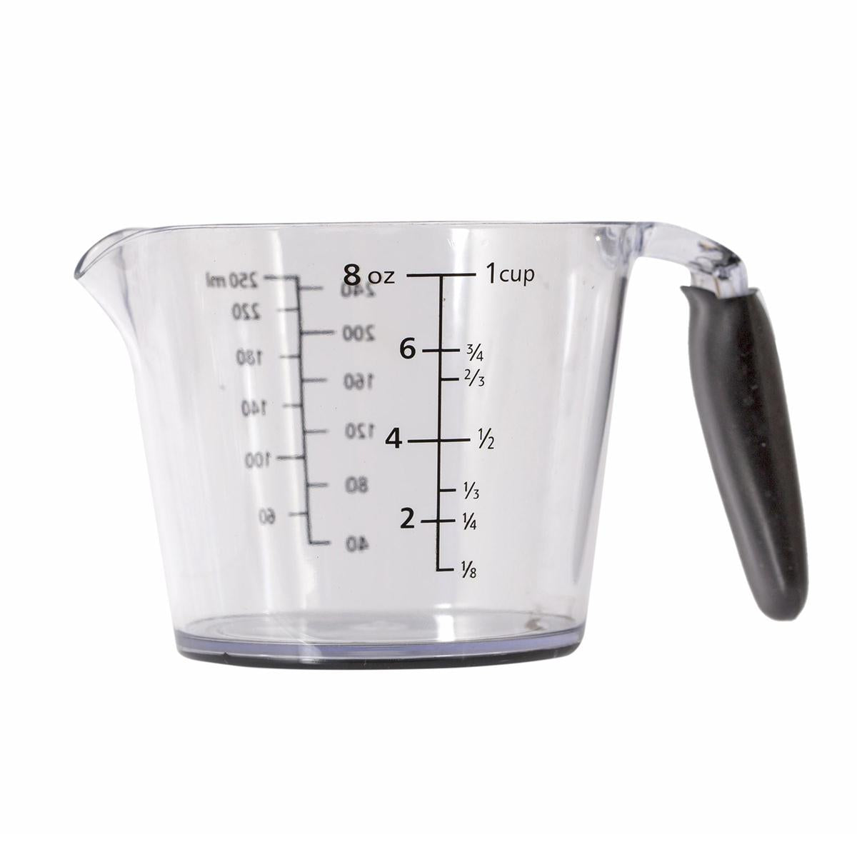 L. Gourmet 1-cup Measuring Cup w/ Non-slip Base &Soft Grip Handle