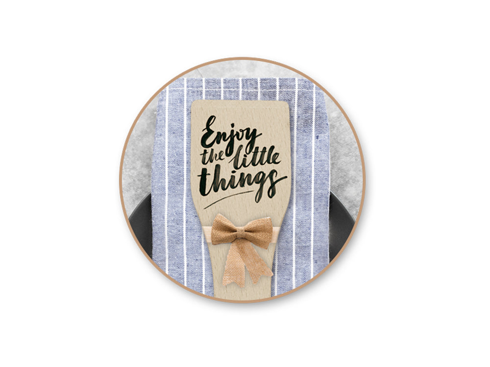 Wood Craft: 5.1"x1.8" Flat Spatula 2pc