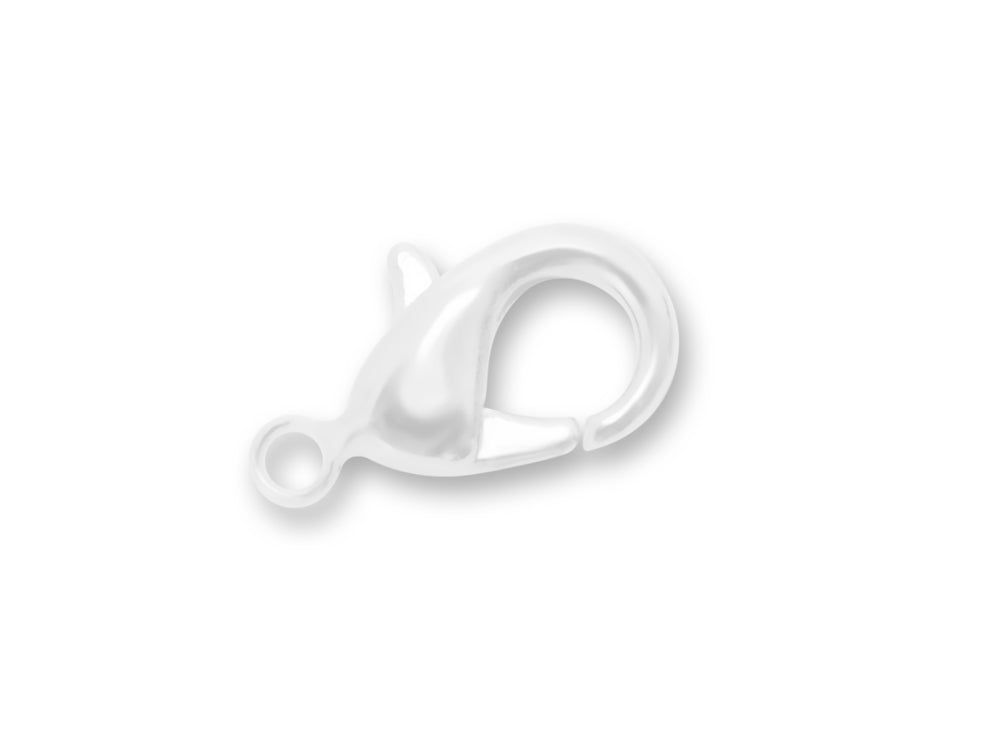 Jewelry Findings: 15mm Lobster Claw x10 w/Clasp B) Silver