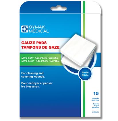 GAUZE PADS - 2"x2", 15PCS
