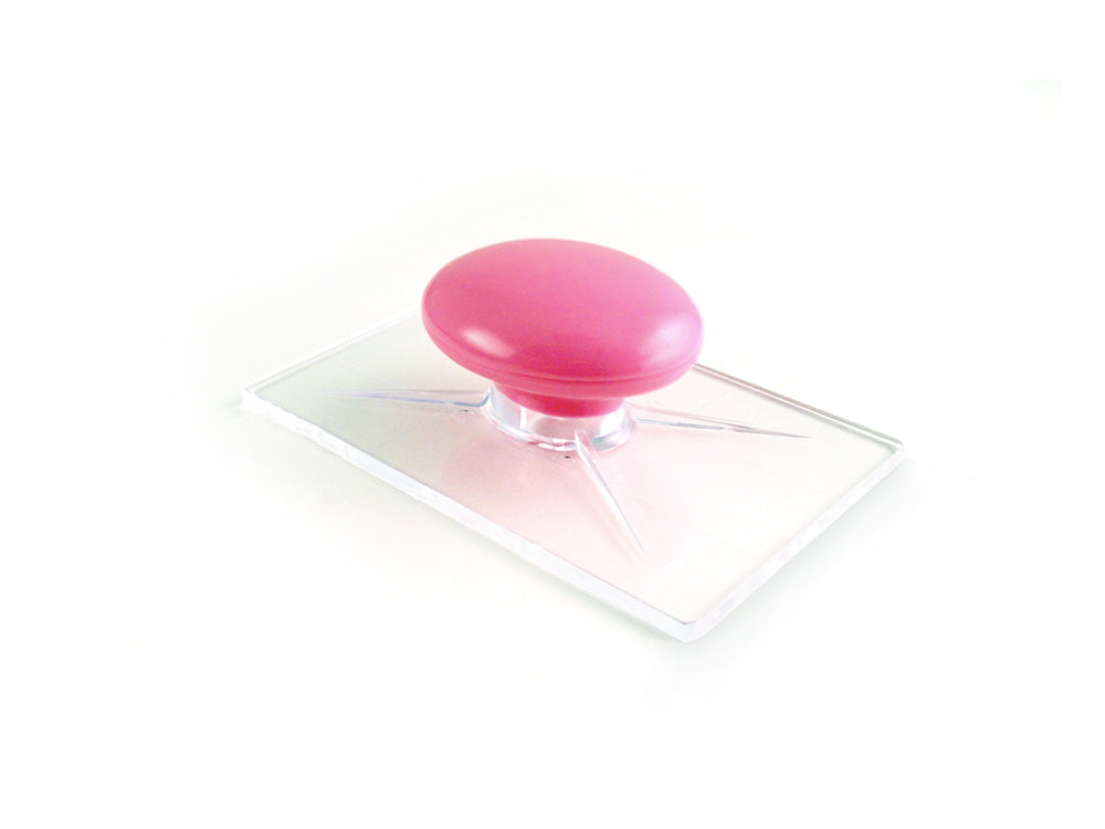 Clear Stamp Tool: 2 3/8"x3 15/16" Acrylic Applicator with Handle