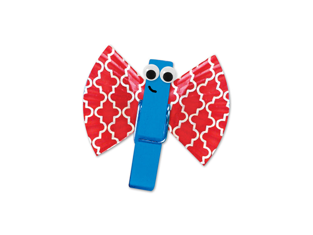 Craftwood: 1" Mini Clothespins Colored 45/pk