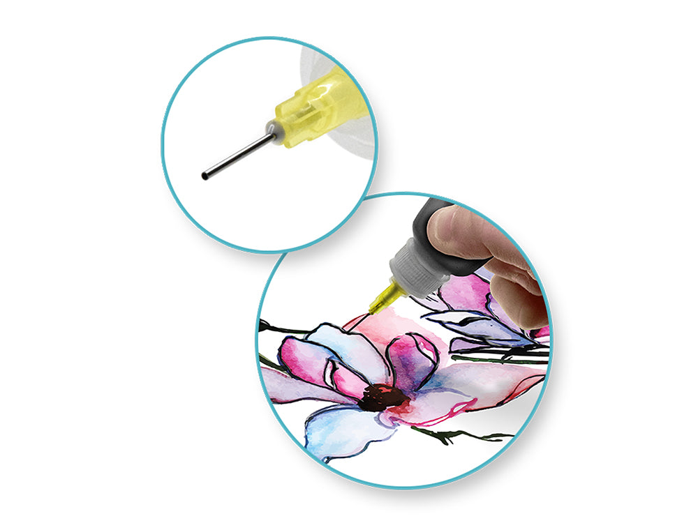 Plastic Bottles: 1 fl oz 0.8mm Tip Fine-Liner Applicator Bottle