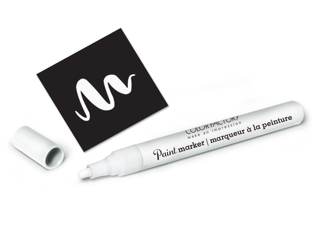 Color Factory: Water Based Paint Marker J) White