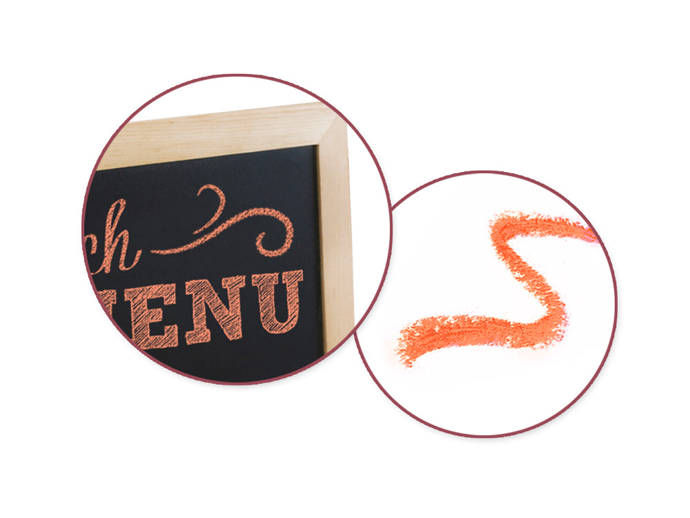 Craft Decor: Chalk Writer Blister-Carded F) Neon Orange