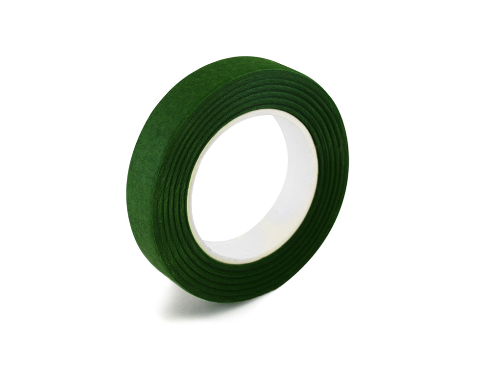 Floral Tape Stem Wrap: 1/2" x 20yds A) Green