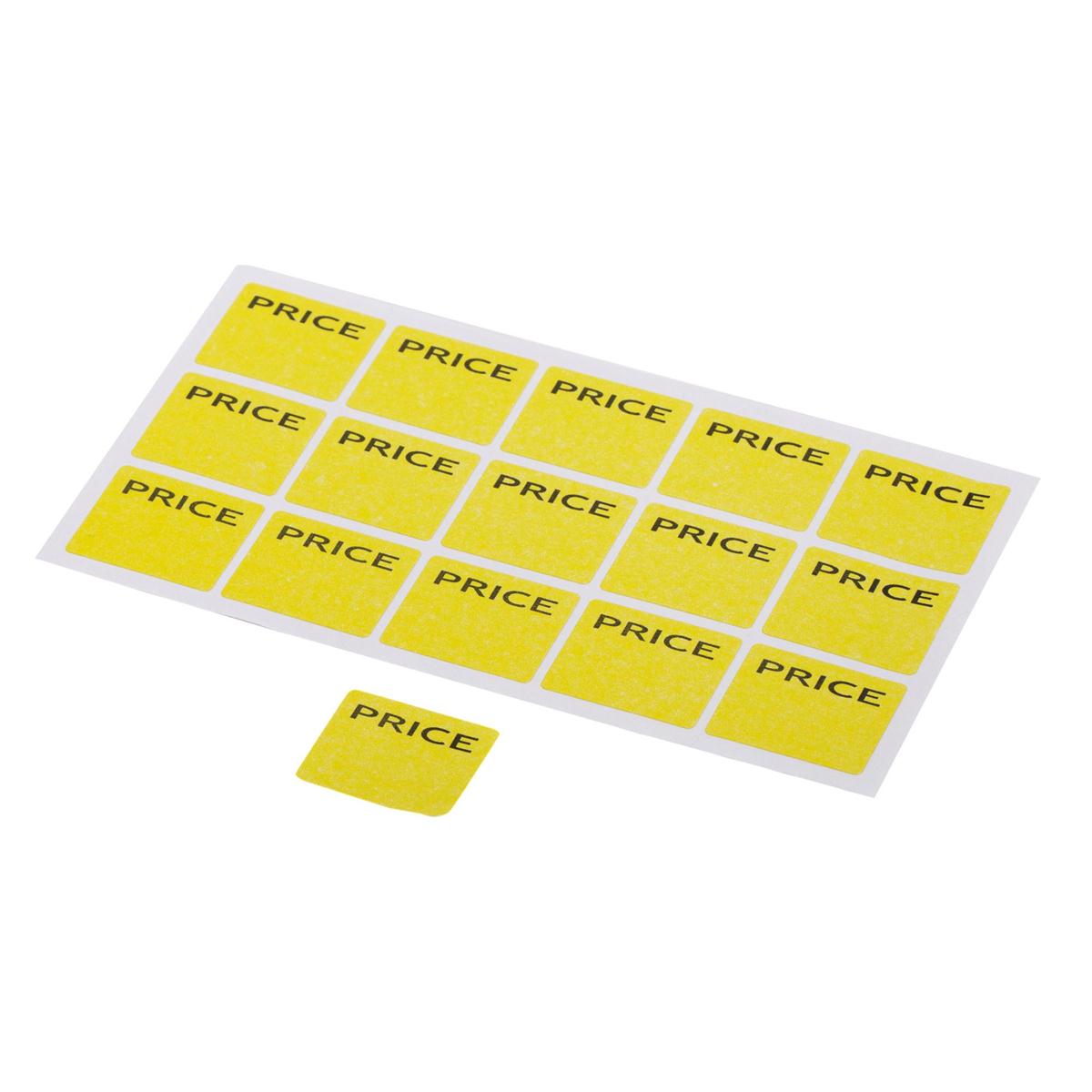 O.WKs. 240-pc Pricing Labels 3/4x15/16", clam pack