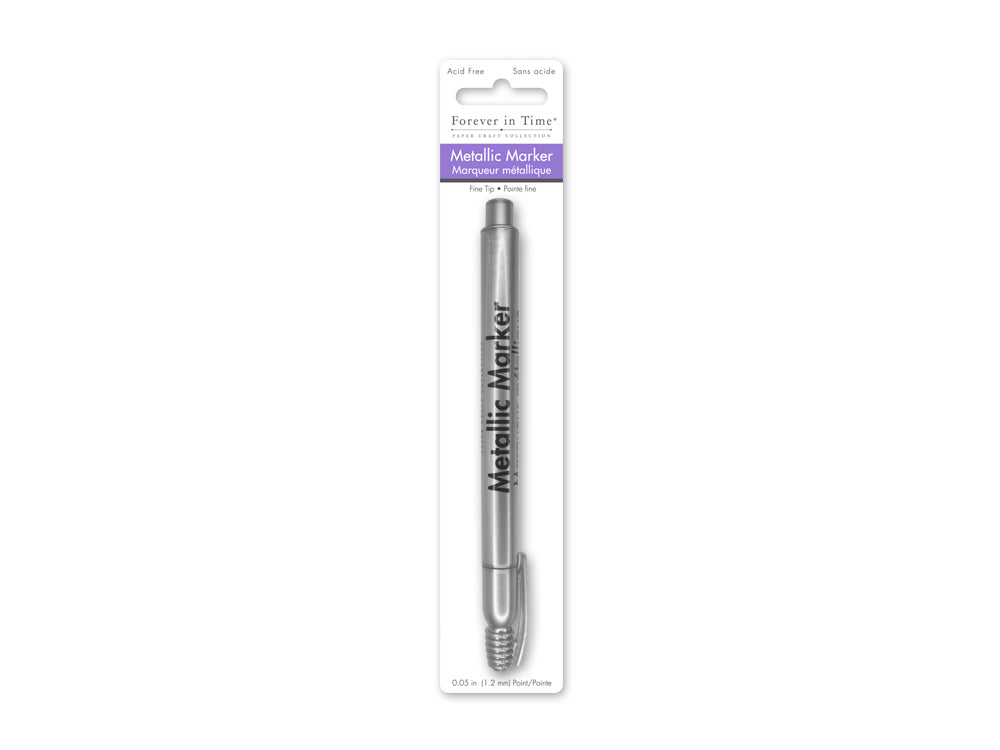 Metallic Marker: 1.2mm Fine Point B) Silver