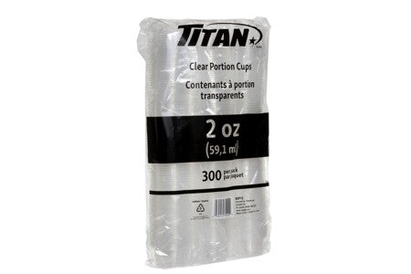 TITAN 2 OZ PP PORTION CUP 300/PK x 4PK/CS (1200/CS)(1088782/1731893/1742305))
