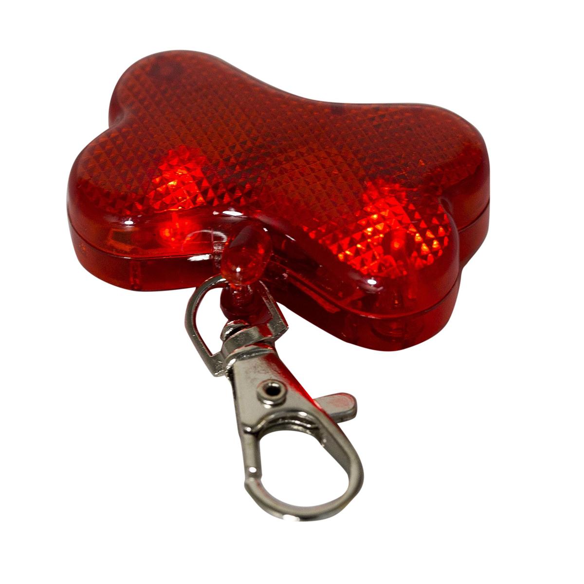 PAWS. Flashing Pet Safety Light, clamshell, Batt Incl.