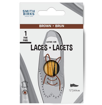 72" LACES - LEATHER (1PR)