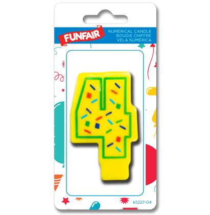 NUMBER CANDLE #4