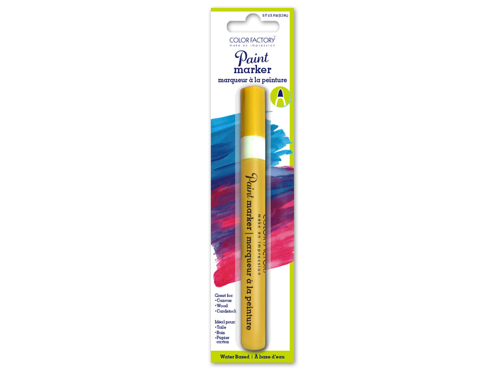Color Factory: Water Based Paint Marker H) Gold Metallic