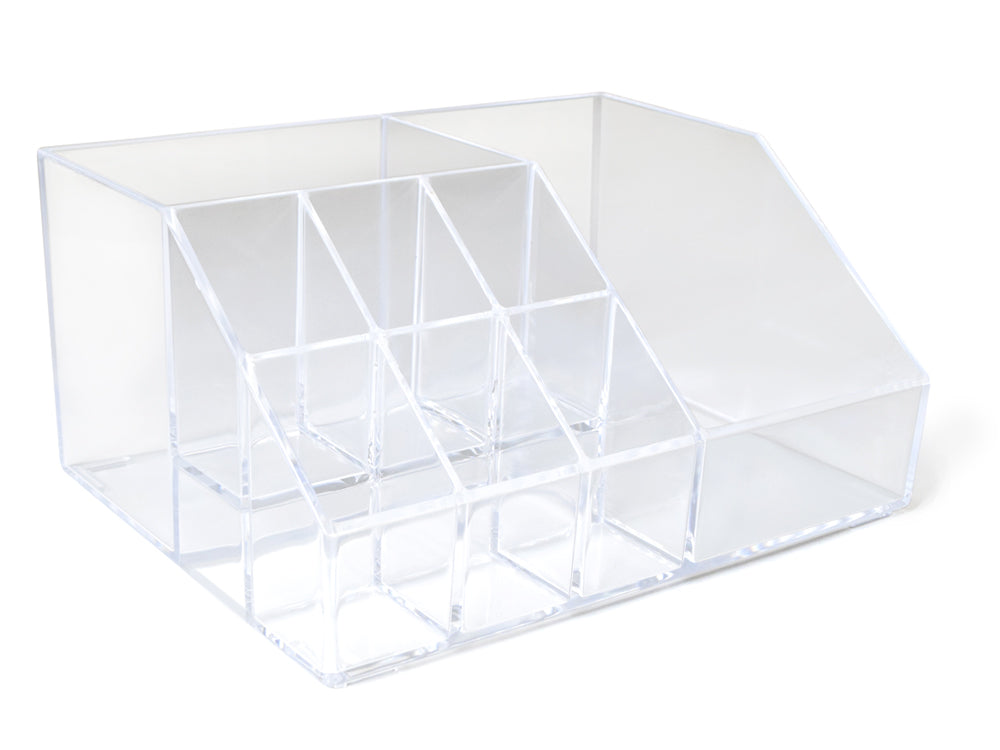 Craft Storage: 6.7x5x3.2" Desktop Organizer 8-slot Multi-Level
