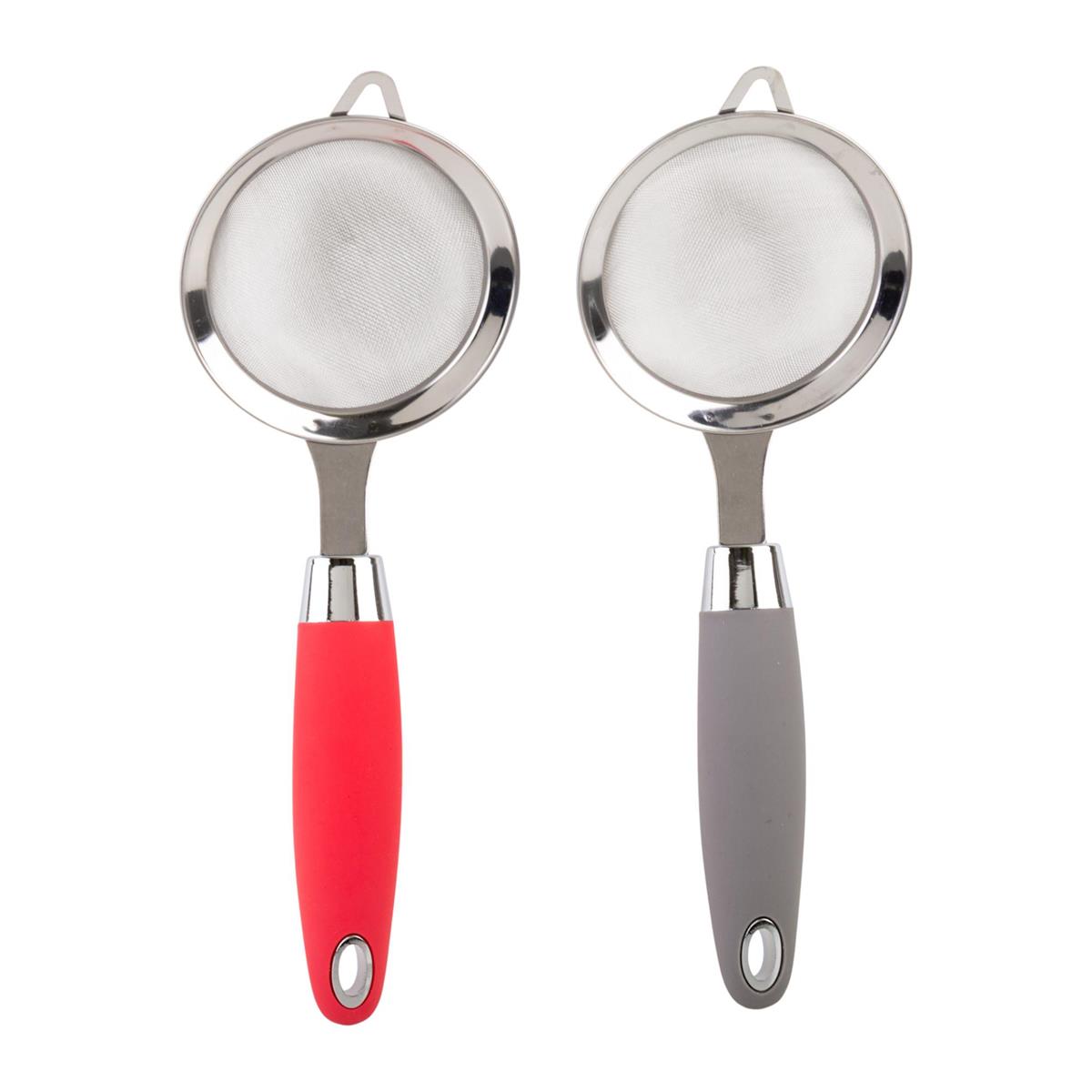 L.Gourmet 11.8"L Strainer, Stainless Steel, 2 col., t.o.c.(CS)