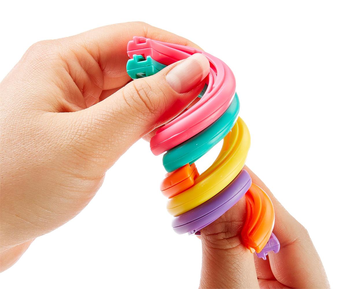 ABS Magic Rainbow Circle, 12pcs/dsp, L:1.77"xW:1.58"