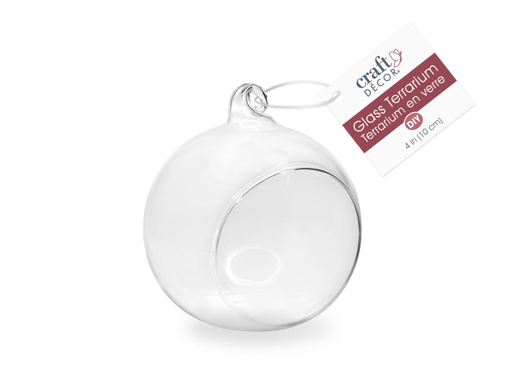 Craft Décor: 10cm DIY Terrarium Clear Ornamental Glass Ball