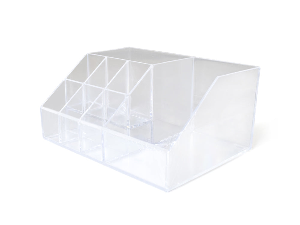 Craft Storage: 6.7x5x3.2" Desktop Organizer 8-slot Multi-Level
