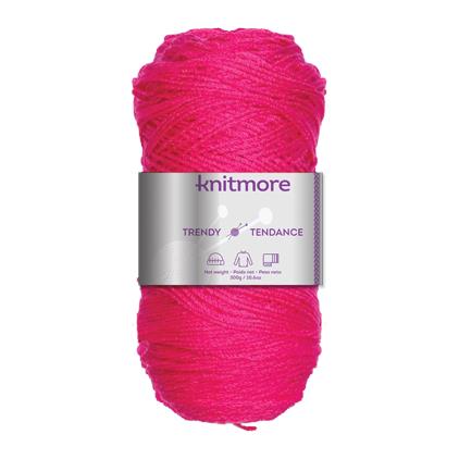 TRENDY KNITTING YARN-FUSCHIA 300G/519yrds