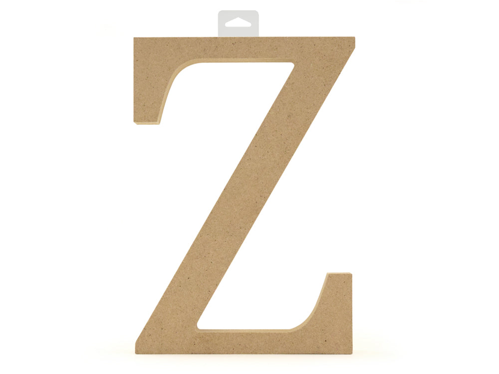 Wood Letters: 5 1/8" MDF Standing Z