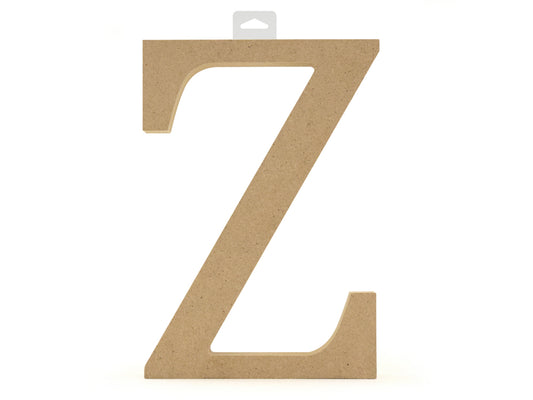 Wood Letters: 5 1/8" MDF Standing Z