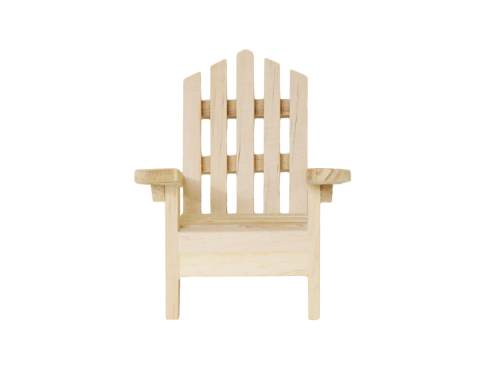 Wood Craft: 9x11.5x9.5cm DIY Mini Adirondack Chair