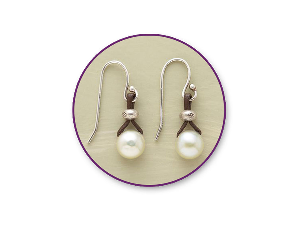 Pearl Beads: 3/4/6/8mm Glass Fired Pearls Asst A) Pearl Ivory