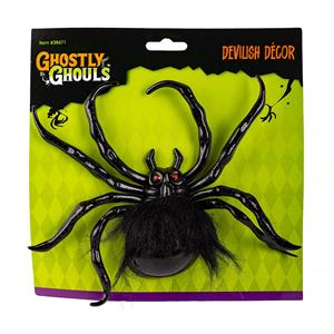 G.Ghouls Hween 6.7"x6.3" Giant Spider w/ Suction Cup, t.o.c.