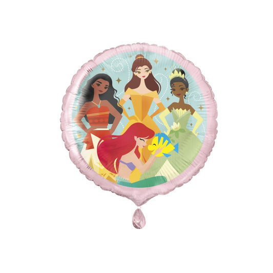 Helium filled - Disney Princess Round 18" Foil Balloon