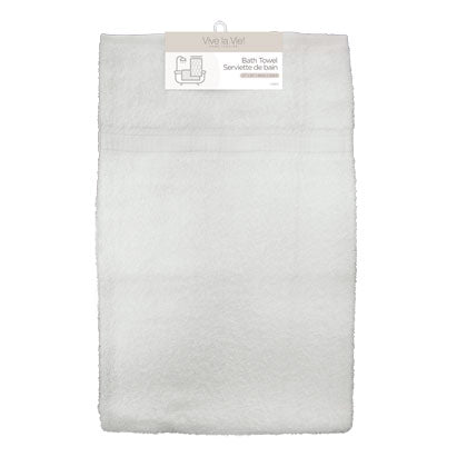 Bath towel 27x52 - White