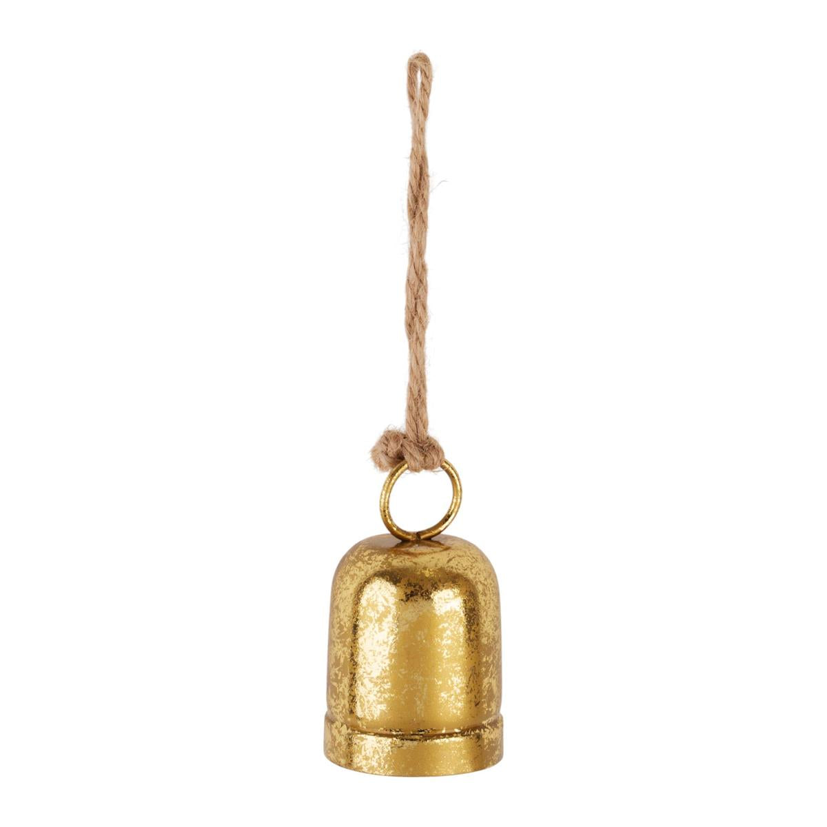 Deco N. Xmas Metal Ring Bell Décor, 1.5x3", cht
