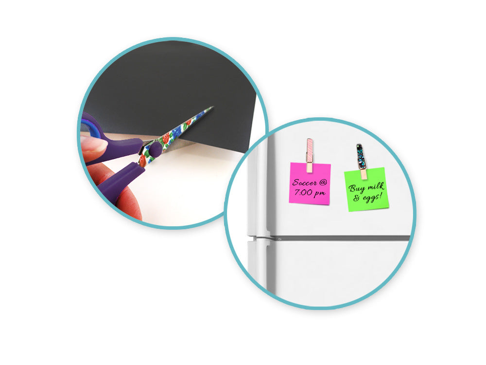 Magnetic Sheet: 5"x8" Self-Adhesive