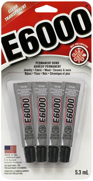 E6000 Adhesive Mini 4Pk