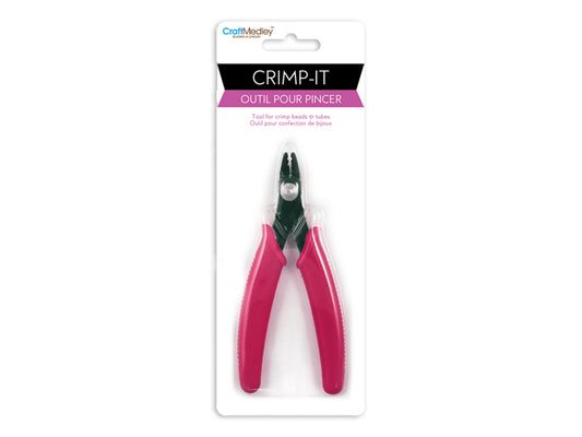 Beading/Jewelry Tool: 'Crimp-It' Tool for Crimp Beads and Tubes