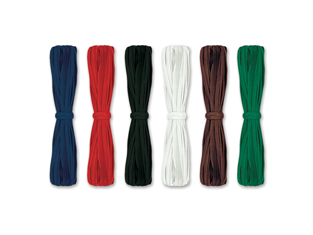 Jewelry/Craft Cord: Suede Look Asst x18m Dark Collection