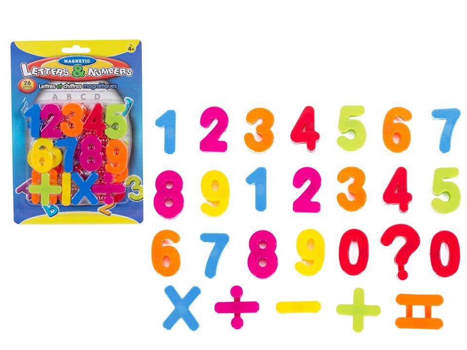 26-pc Magnetic Numbers, b/c (refer #09723),(CS)