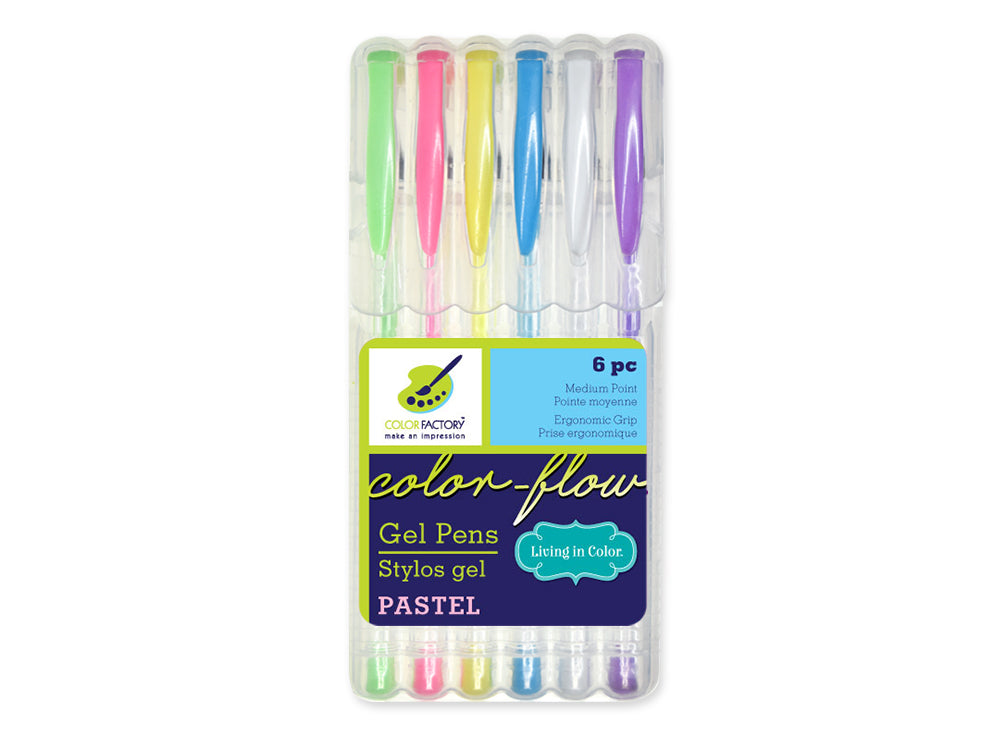 Color Factory Tool: Color-Flow Gel Pen 'Living In Color' Premium A) Pastels